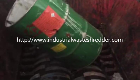 Scrap Large Drum Shredder Machine Double Shaft With Variable Dimension