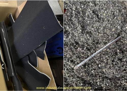 에 대한 최신 회사 뉴스 자동차 지붕 분쇄 샘플, 10mm, 자동차 내부 폐기물 분쇄기 카펫 밀더 합금 도구 철강 절단 블레이드